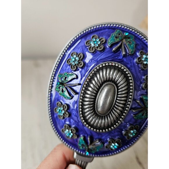 Kalifano jeweled mirrored butterfly vanity - Picture 2 of 6